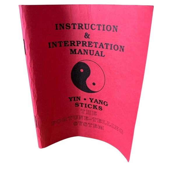 Vintage Yin-Yang Sticks Fortune Telling System 1994 Sticks Interpretation Manual - Picture 9 of 11